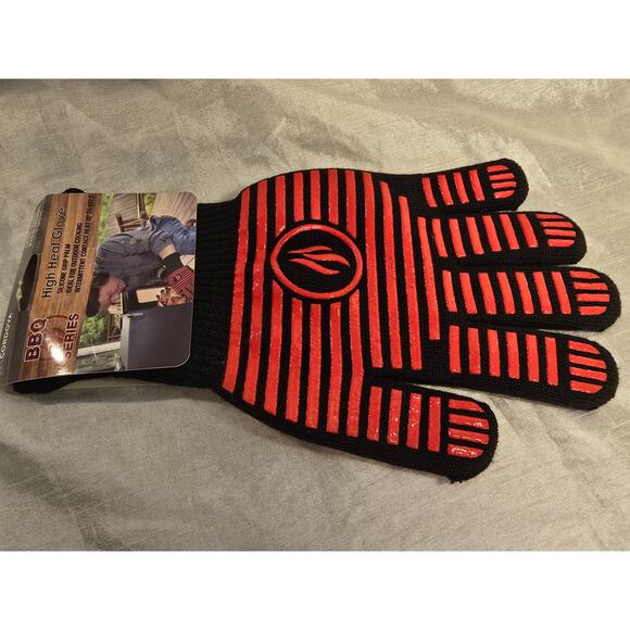 Cordova 11" Machine-Knit BBQ Silicone Grip Oven / Grill Glove - Picture 5 of 5
